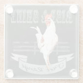 Dessous-de-verre En Verre Monter et briller le coq (Dos)