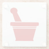 Dessous-de-verre En Verre Mortier et pilon (Dos)