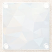 Dessous-de-verre En Verre Motif abstrait frais de triangle (Dos)