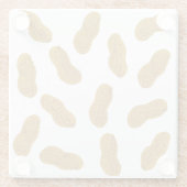 Dessous-de-verre En Verre Motif cacahuètes (Dos)