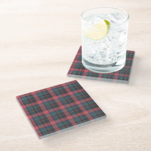 Dessous-de-verre En Verre Motif carreaux classique