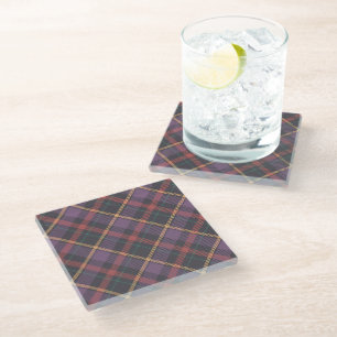 Dessous-de-verre En Verre Motif carreaux classique