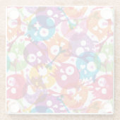 Dessous-de-verre En Verre Motif de crânes (Dos)