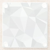 Dessous-de-verre En Verre Motif de diamant - polygone abstrait (Dos)
