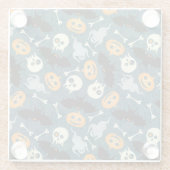 Dessous-de-verre En Verre Motif de Halloween (Dos)