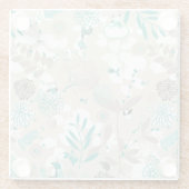 Dessous-de-verre En Verre Motif de jardin (Dos)