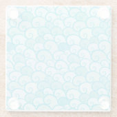 Dessous-de-verre En Verre Motif de mer (Dos)