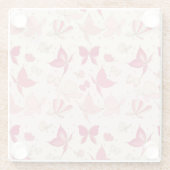 Dessous-de-verre En Verre motif de papillon 3 (Dos)