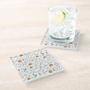 Dessous-de-verre En Verre Motif de vigne effrayante pour Halloween