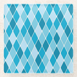 Dessous-de-verre En Verre Motif d'hiver de harlequin