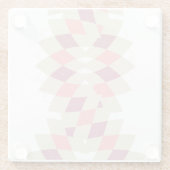 Dessous-de-verre En Verre Motif Diamond Swirl (Dos)