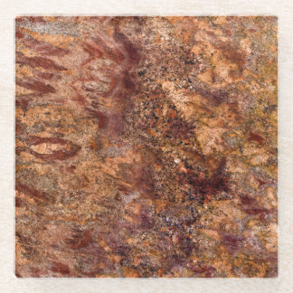 Dessous-de-verre En Verre Motif en pierre naturelle
