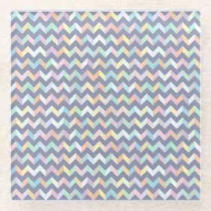 Dessous-de-verre En Verre Motif géométrique