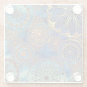 Dessous-de-verre En Verre Motif grunge d'art (Dos)