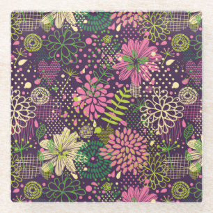 Dessous-de-verre En Verre Motif lumineux