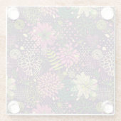 Dessous-de-verre En Verre Motif lumineux (Dos)