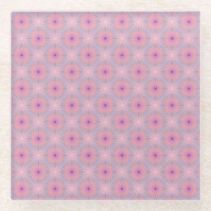 Dessous-de-verre En Verre Motif Mandala