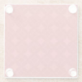 Dessous-de-verre En Verre Motif shippo rouge (Dos)