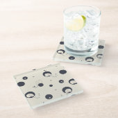 Dessous-de-verre En Verre Motif timide d'éléphant (Incliné)