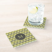 Dessous-de-verre En Verre Motif triangles (Incliné)