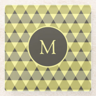 Dessous-de-verre En Verre Motif triangles