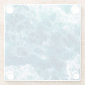 Dessous-de-verre En Verre Mousse mer (Dos)