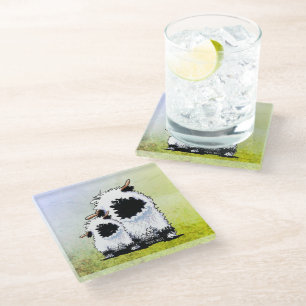 Dessous-de-verre En Verre Mouton Valais Blacknose