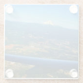 Dessous-de-verre En Verre Mt Hood, Oregon (Dos)