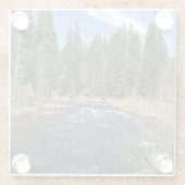 Dessous-de-verre En Verre Muir Creek, Oregon (Dos)