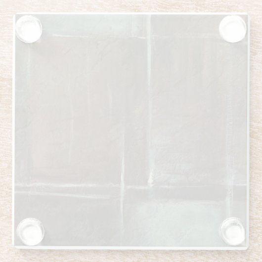 Dessous-de-verre En Verre Mur en brique rouge et gris (Dos)