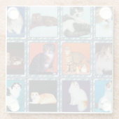 Dessous-de-verre En Verre murale de pliage écossais (Dos)