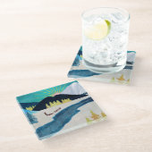 Dessous-de-verre En Verre Musher du matin (Incliné)