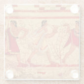 Dessous-de-verre En Verre Musiciens d'Etruscan (Dos)