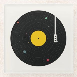 Dessous-de-verre En Verre Musique partout   Florent Bodart