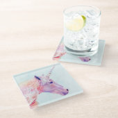 Dessous-de-verre En Verre Mystic Unicorn (Incliné)