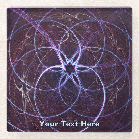 Dessous-de-verre En Verre Mystique (Devant)