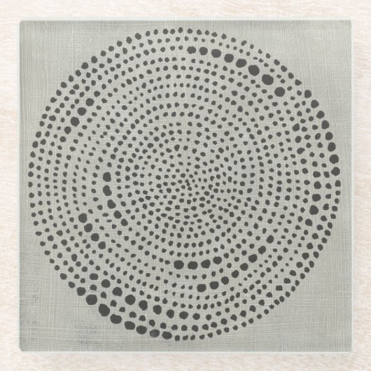 Dessous-de-verre En Verre Mythos - Cercle (Devant)