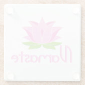 Dessous-de-verre En Verre Namaste (Dos)