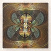 Dessous-de-verre En Verre Natures Matrix Bumble Bee Abstrait (Devant)