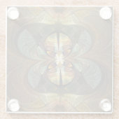 Dessous-de-verre En Verre Natures Matrix Bumble Bee Abstrait (Dos)