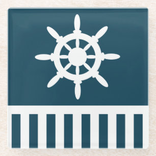 Dessous-de-verre En Verre Nautical design