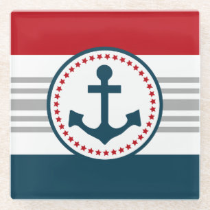 Dessous-de-verre En Verre Nautical design