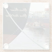 Dessous-de-verre En Verre Navires (Dos)