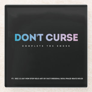 Dessous-de-verre En Verre Ne maudissez pas les dessous de verre