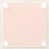 Dessous-de-verre En Verre Neon, Ensemble Vivid Orange Cornhole (Dos)