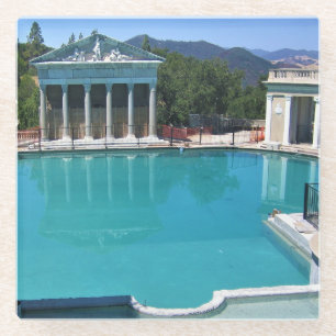 Dessous-de-verre En Verre Neptune pool at Hearst Castle, San Simeon, CA