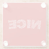 Dessous-de-verre En Verre Nice Riz (Dos)