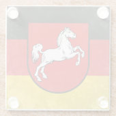 Dessous-de-verre En Verre Niedersachsen (Dos)