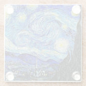 Dessous-de-verre En Verre Night Starry Night (Dos)