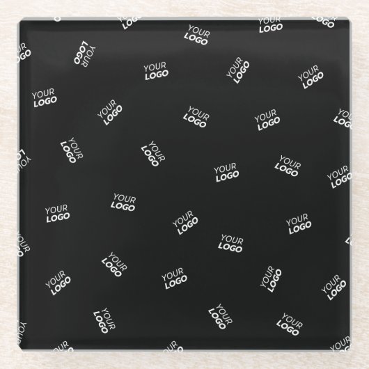 Dessous-de-verre En Verre N'importe quel logo ou image téléchargée | Motif d (Devant)